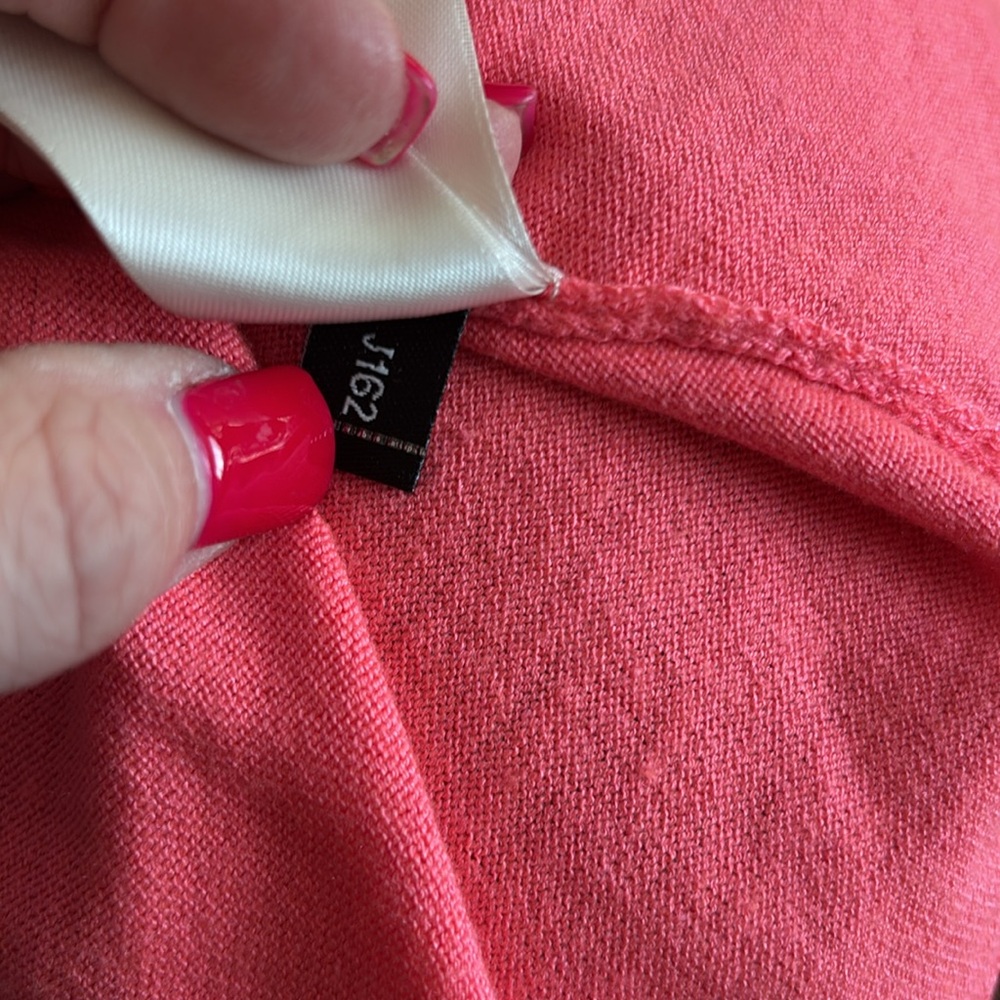 Women's Kate Spade Coral beaded Cardigan Sweater medium - Picture 12 of 12